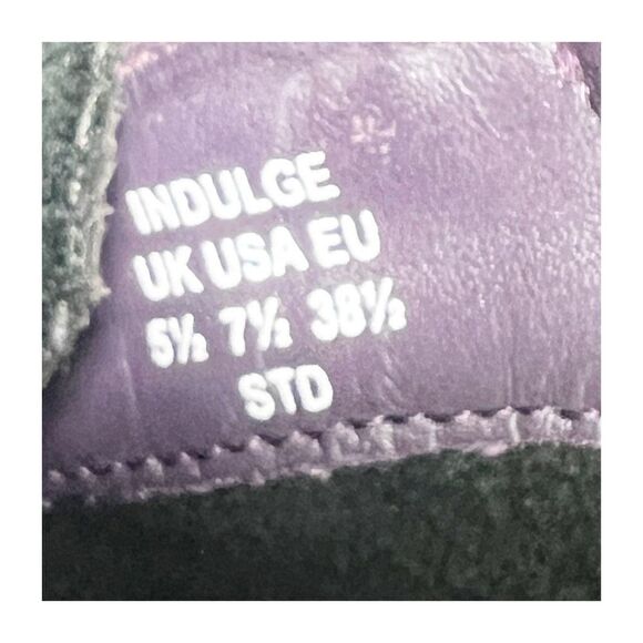 Women's Hotter Indulge Purple Nubuck Leather Ankle Boots US 7.5 - Picture 2 of 9